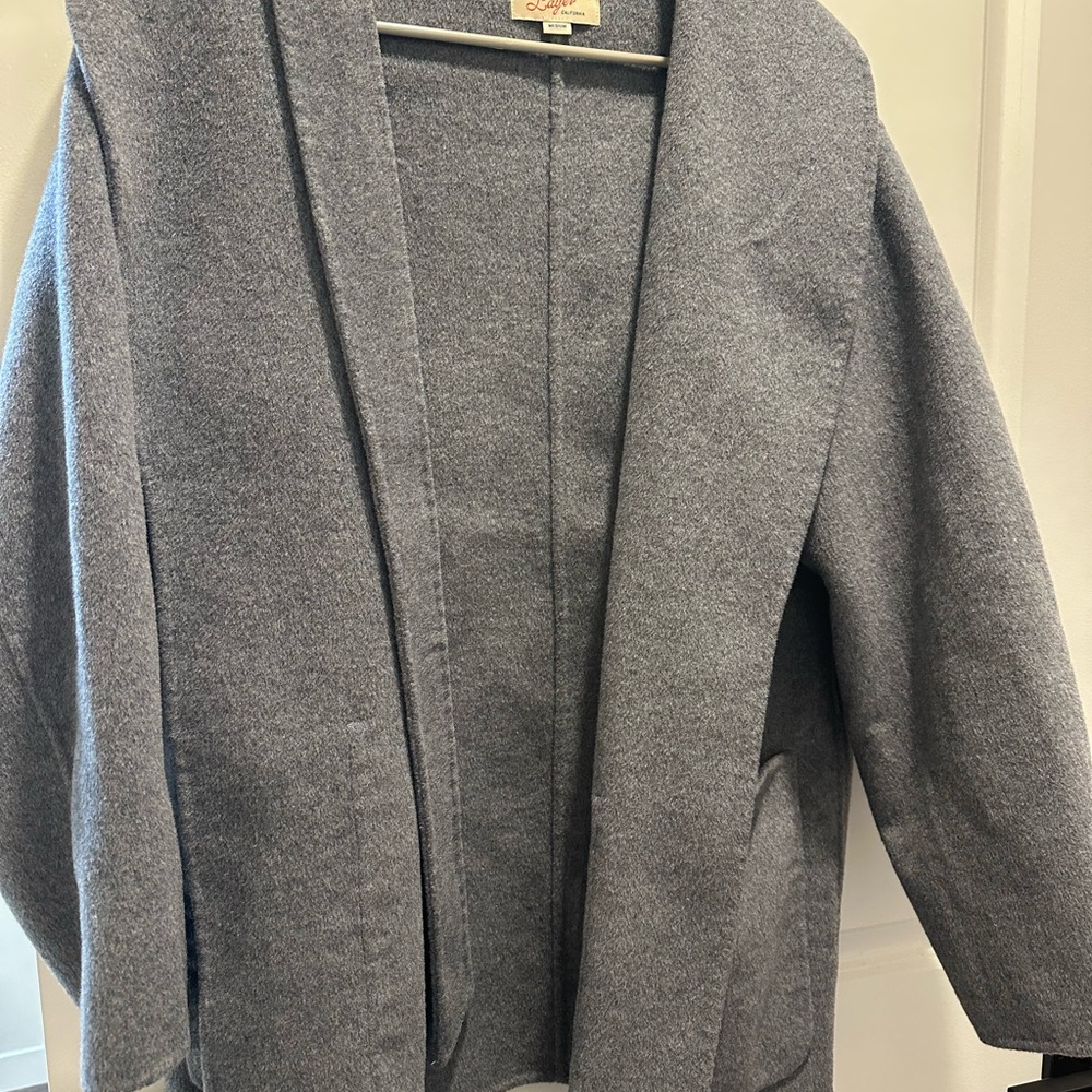 Marine layer wool coat